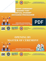 Opening Ceremony of UAD & T.I.P Collaboration Program