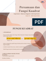 Persamaan Dan Fungsi Kuadrat-Fungsi Kuadrat