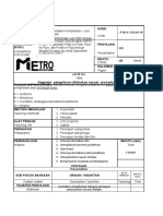 P 85 4 3 0 0 01 19 Nama Pelatihan: Kegiatan Pengelasan Dilakukan Sesuai Prosedur K3