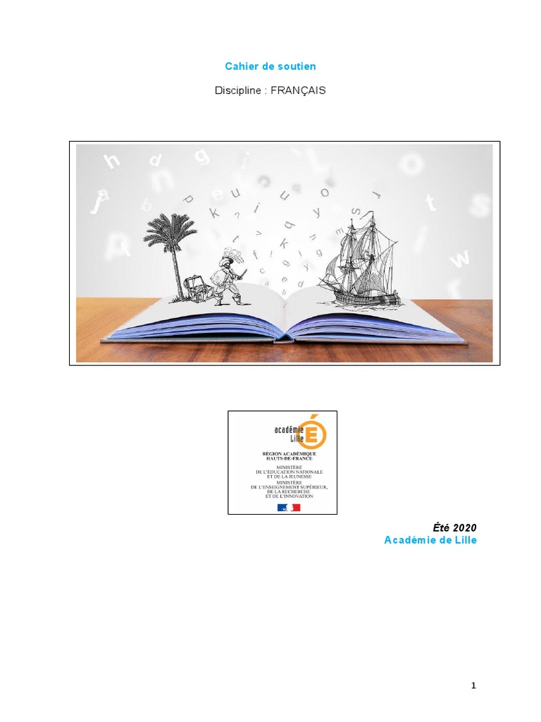 Comment Représenter L Amour Sur Une Page De Garde Cahier 1 LETTRES Cahier de Soutien 6e 5e 4e 3e PDF | PDF | Piraterie