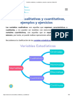 Variables Cualitativas y Cuantitativas, Ejemplos y Ejercicios - Matemóvil