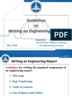 Guidelines For Writing An Engineering Report