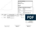 Optimizado para : Nota de entrega electrónica con detalles de productos, lotes y cantidades