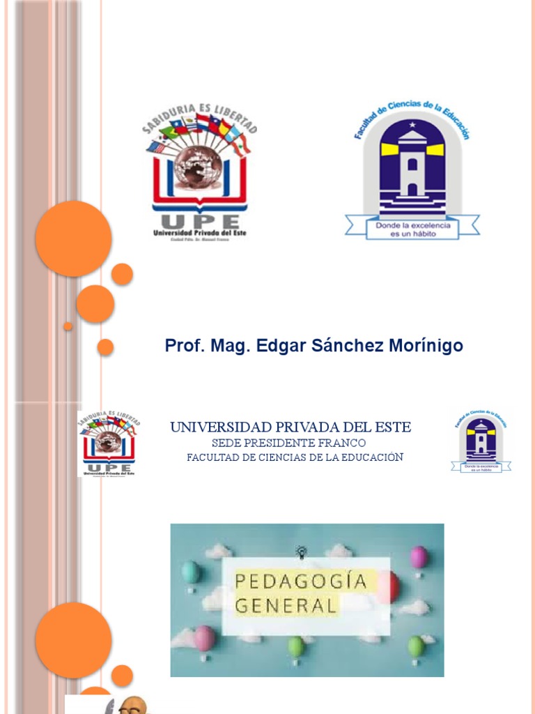 Cronograma de Las Clases de Pedagogía General | PDF | Creatividad | Science