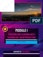 Technology For Teaching and Learning Module 1