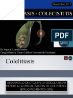 Colelitiasis y Colecistitis PP
