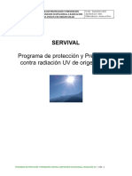 Programa Proteccion Radiacion Uv Solar Servivl