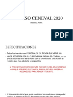 Proceso Ceneval 2020