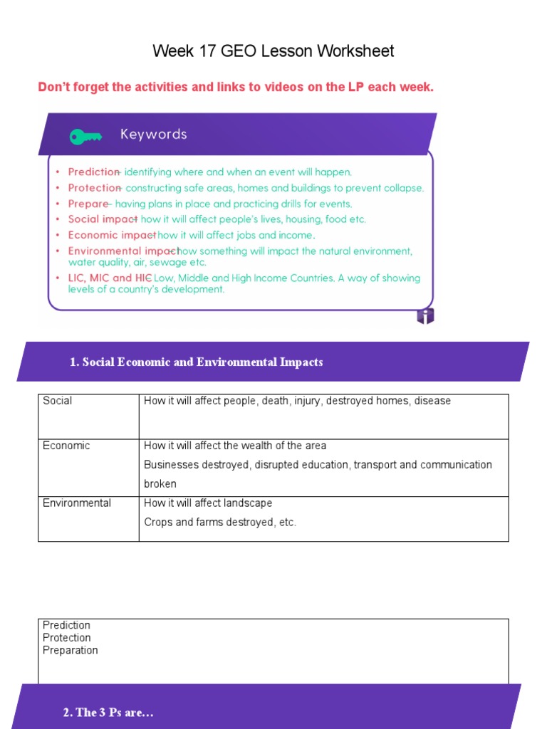 Week 17 GEO Lesson Worksheet - 1690117413