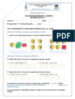 Cuarto A-Matematicas, Unidad 1