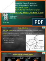 Sun - Earth Angles PDF