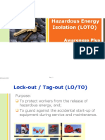 AP Hazardous Energy Isolation SWP