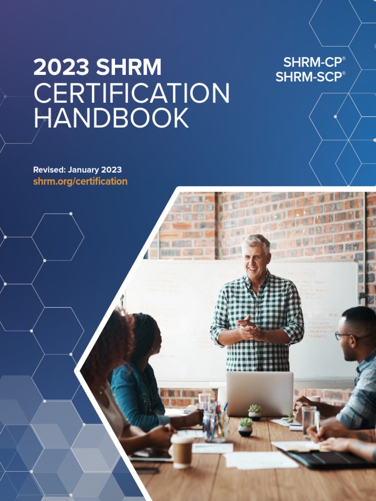 2023 SHRM Certification Handbook | PDF | Human Resource Management ...