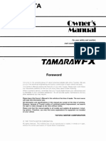 Owners Manual Toyota Tamaraw FX KF50 01999-38404 PDF