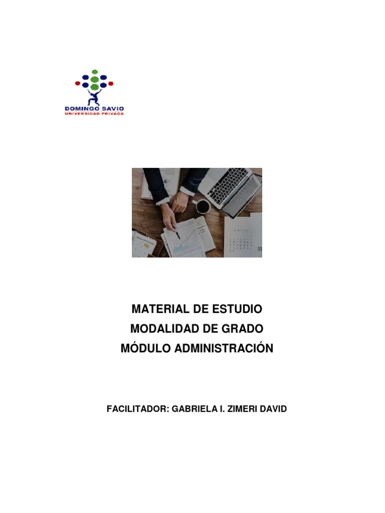Material de Estudio | PDF | Toma de decisiones | Planificación