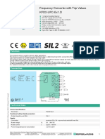 Frequency Converter With Trip Values KFD2-UFC-Ex1.D: Function