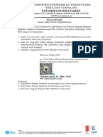 Pengumuman Seleksi Internal Sub Proposal PPK ORMAWA 2023 PDF