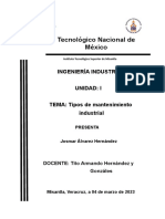 Tipos de Mantenimiento Industrial