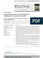 Para Qúe Se Están Usando Los Antidepresivos en Colombia PDF