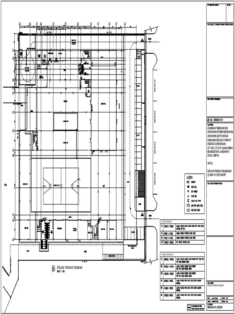 SJKCLR Proposed Fire Fighting System PDF