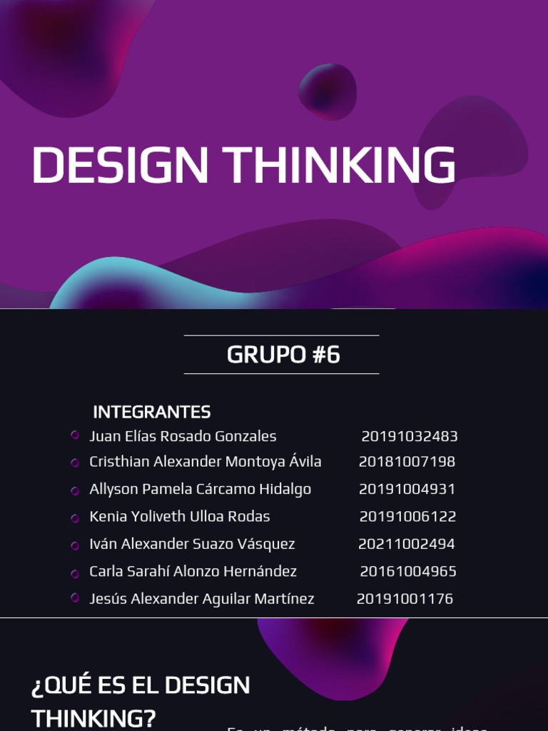 Definición y Ejemplos de Design Thinking | PDF | El pensamiento de ...
