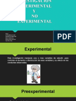 1.4 Investigacion Experimental y No Experimental