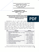 Pengumuman Seleksi PPPK Tenaga Teknis 2022 PDF