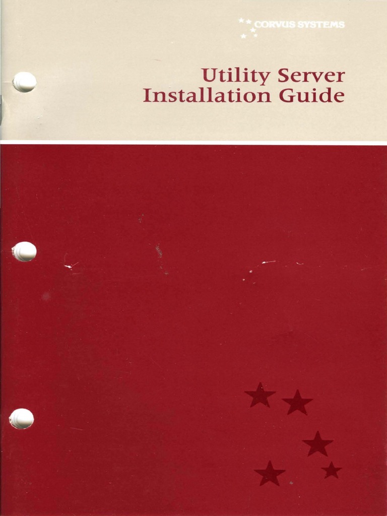 710003392 Utility Server Installation Guide Jun83 PDF PDF