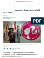 Why Big American Businesses Fail in China - The World From PRX PDF