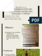 Vinagre y Vinos Analisis