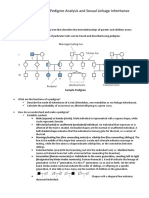 Pedigree and Sex Linkage Notes