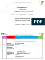 Plan de trabajo de tercer grado