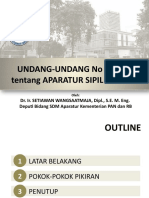 UU ASN - Materi Dept SDM Aparatur