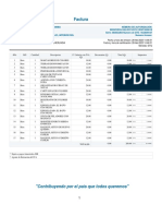 Factura: "Contribuyendo Por El País Que Todos Queremos"