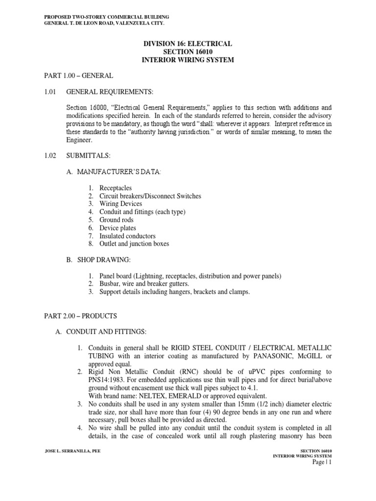 Interior Wiring System | PDF | Electrical Wiring | Electrical Connector