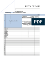 Lista de Cotejo 2do - Evaluación Diagnóstica 2023