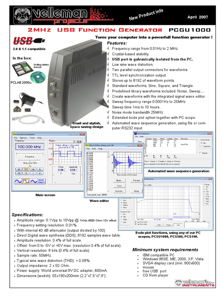 Paper On Function Generator PDF Amplitude Sampling (Signal Processing)