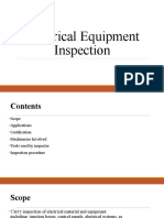 Electrical Equipment Inspection