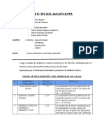 Informe de Estudiantes (Secundaria) - Primera Semana de Gestion