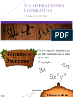 Bloque v. Operaciones Algebraicas