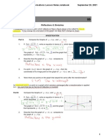 Function Operations & Transformations Lesson Notes - Notebook September 23, 2021