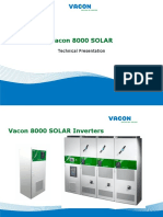 Vacon 8000 SOLAR Inverter Technical Overview