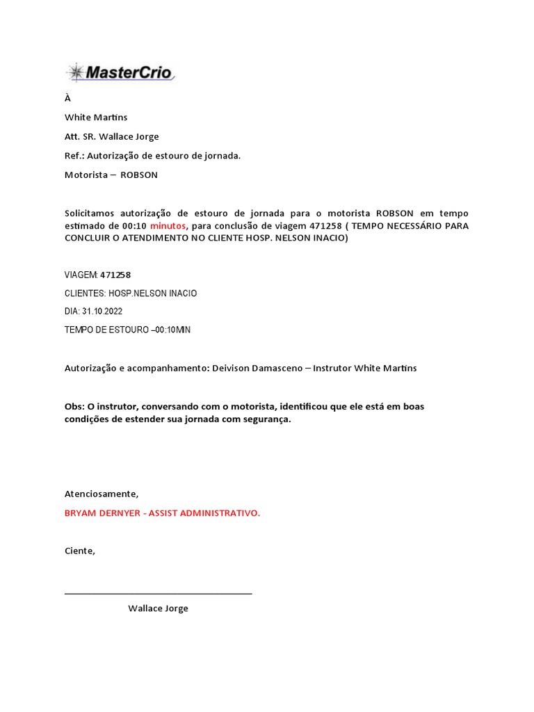 Carta de estouro raimundo 13 07 pdf
