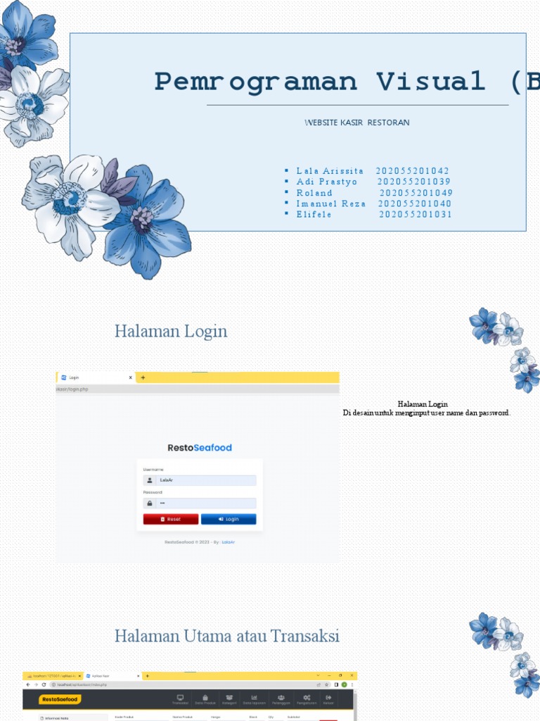Pemrograman visual ppt | PDF