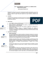Manual de Procesos y Procedimientos - Gestión de La Comunicación e Imagen Institucional