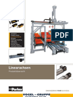 Parker - Motoren - Produktuebersicht HandhabungsachsenZahnriemenachsen - Spindelachsen - Linearmotorachsen - PDF - 190 - 490023