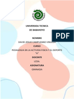 Realizar 5 Preguntas Del Tema 2 de La Unidad 4gimnasia PDF