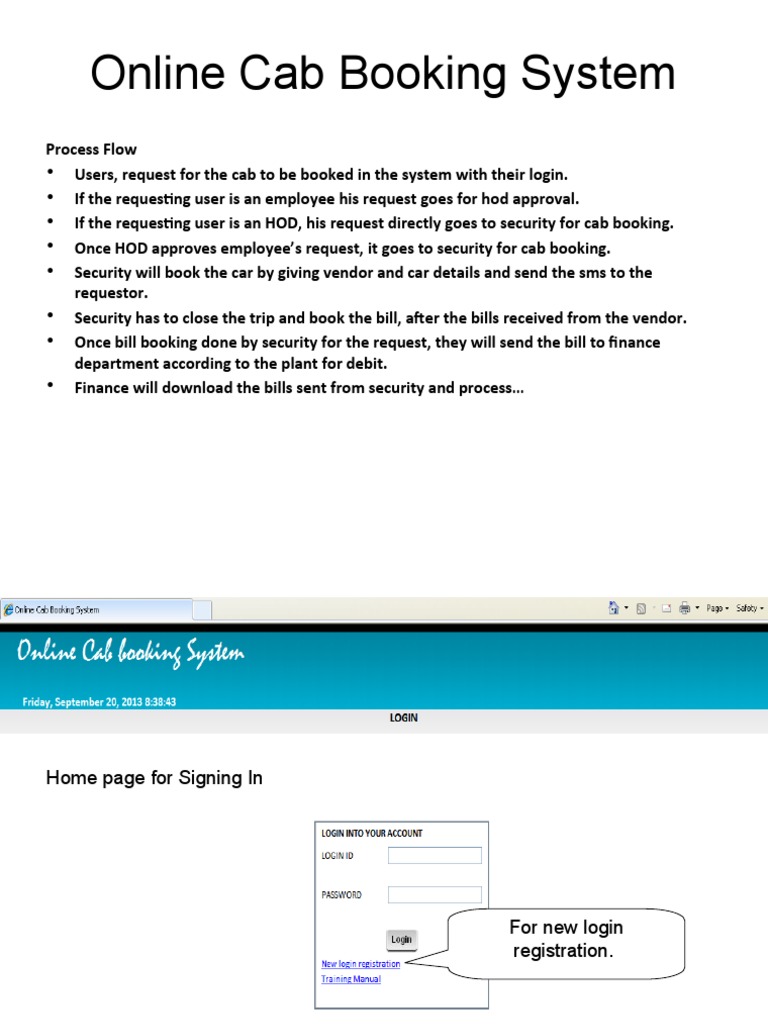 Vdocument - in - Online Cab Booking System Process Flow Users Request ...