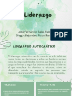 Liderazgo autocrático, democrático y laissez faire