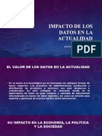 Impacto de Los Datos en La Actualidad: Marisol Calderon Gonzalez